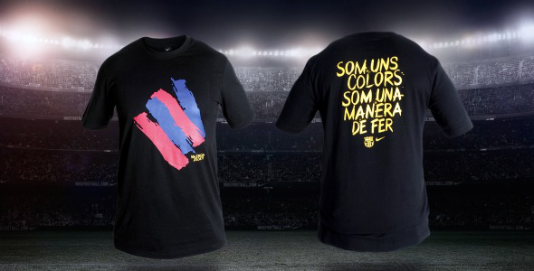 camiseta conmemorativa fc barcelona